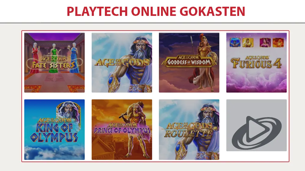 Online gokkasten van Playtech