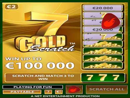 7 Gold Scratch