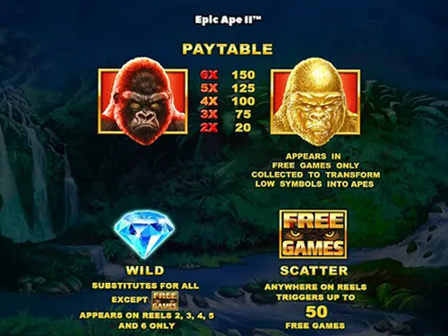 Epic Ape II Jackpot Blitz gokkast