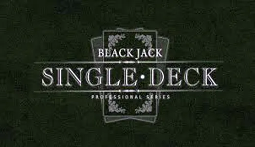 Single Deck Blackjack logo