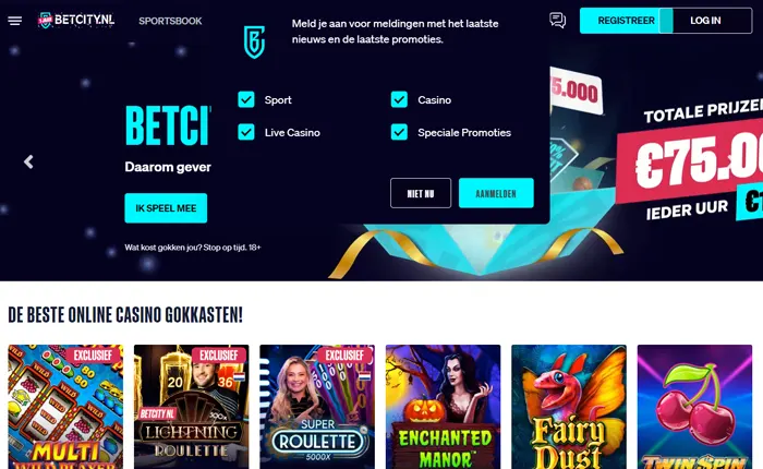 Betcity een legaal online casino
