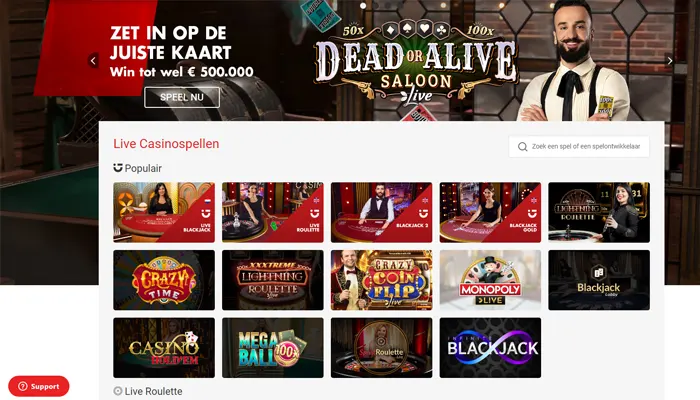 Live casino Circus