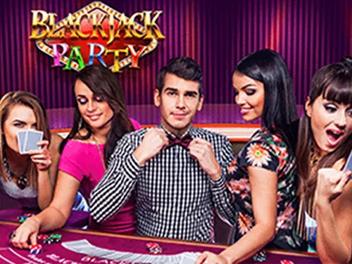 Blackjack Party is een gezellig live casino spel