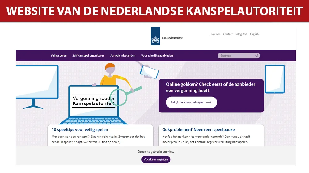 De KSA geeft vergunningen voor legaal online casino's