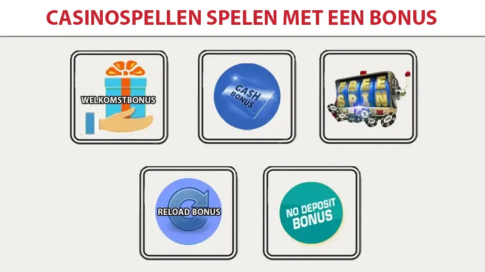 Bonussen voor online casinospellen