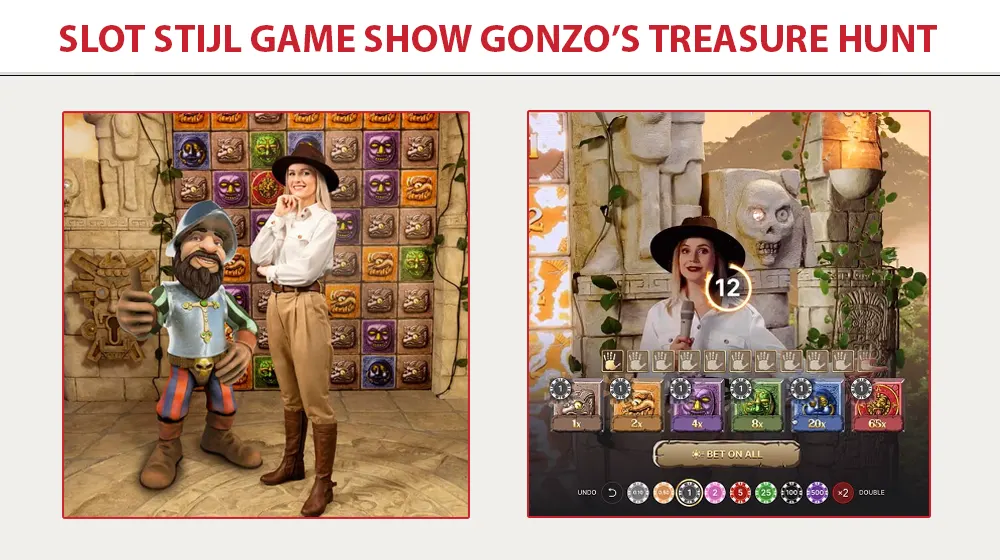 Game Show spel Gonzo's Treasure Hunt