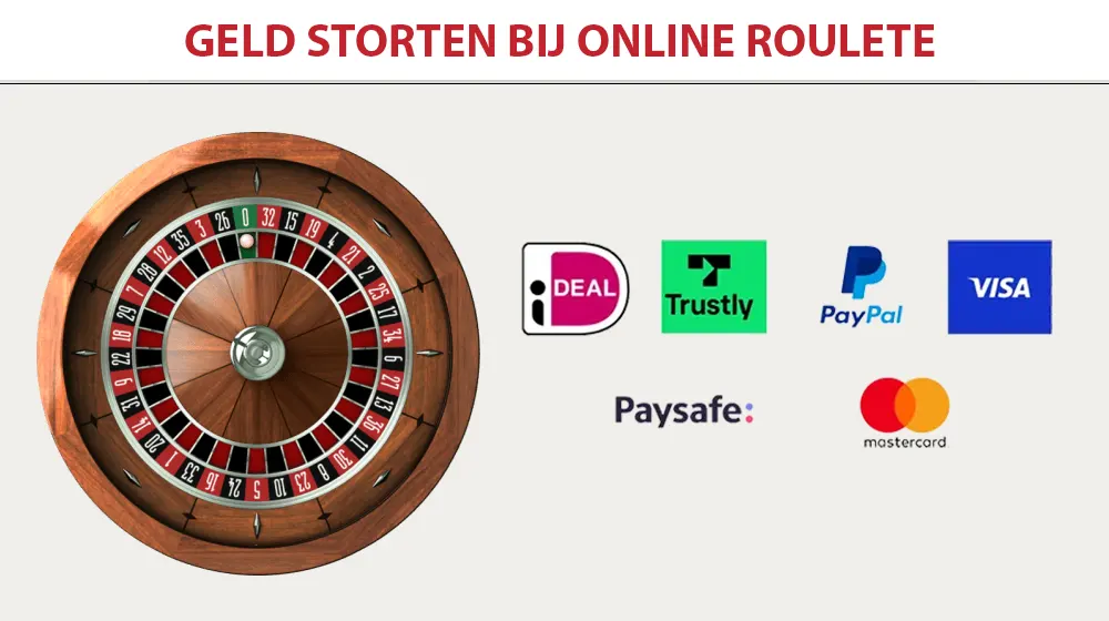 Betrouwbaar geld storten voor spelen van Roulette