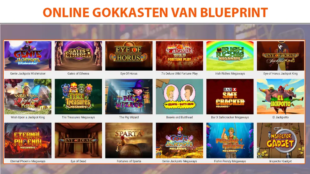 Gokkasten Blueprint online spelen