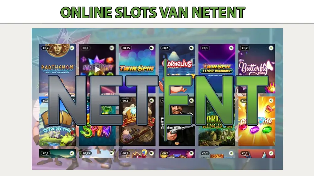 Slots van Netent bij een online casino