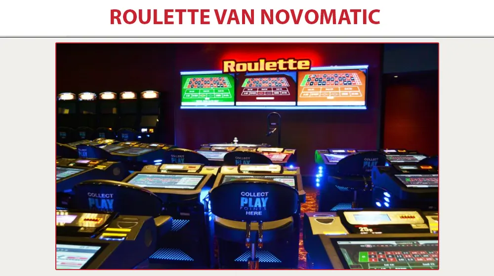 Naast gokkasten heeft Novomatic ook leuke tafelspellen