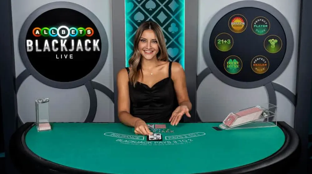 All Bets Blackjack live bij een online casino