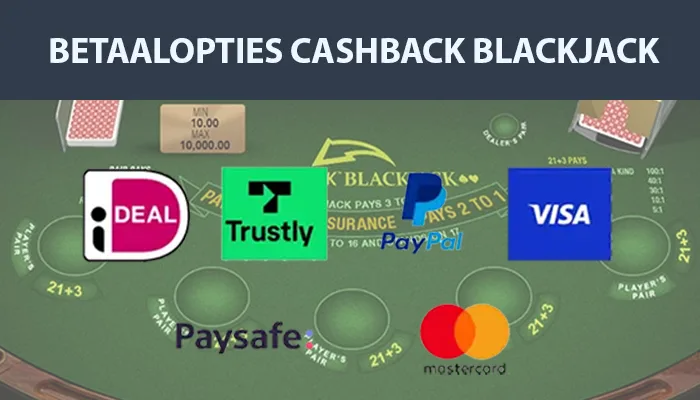 Geld storten voor spelen Cashback Blackjack