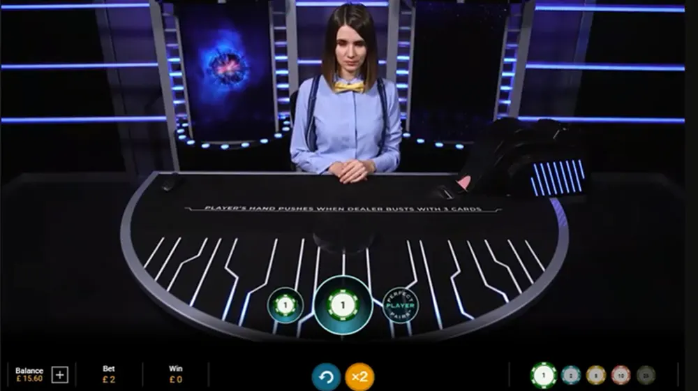 Quantum Blackjack live bij een online casino spelen