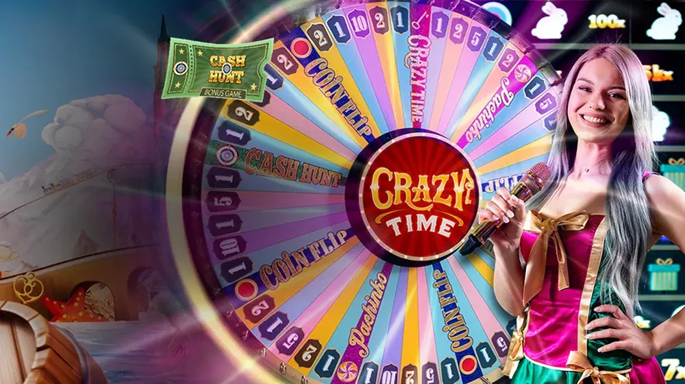 Crazy Time Game show van Evolution