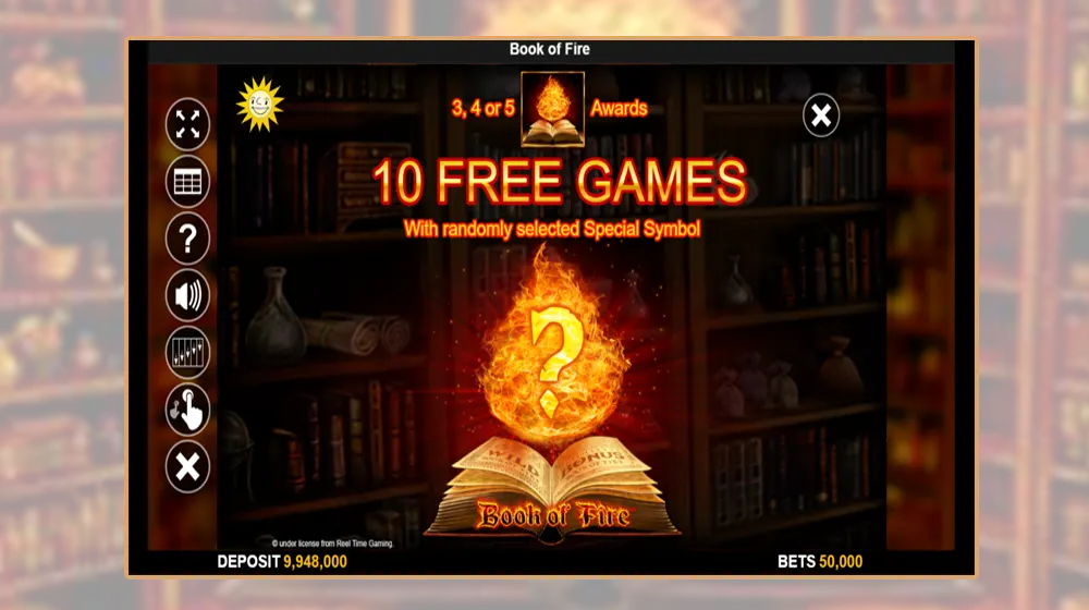 Win grote prijzen met Book of Fire free spins