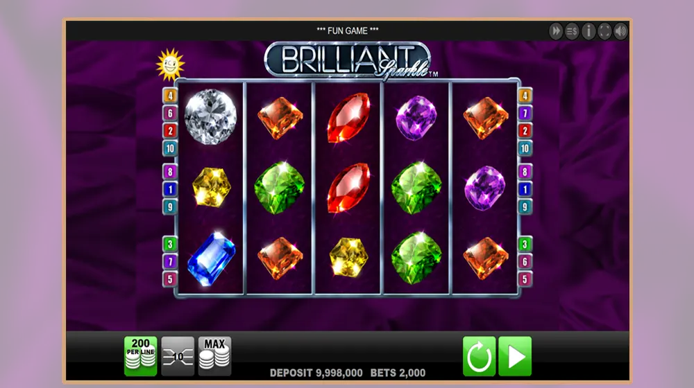 Brilliant Sparkle gokkast van Merkur Gaming