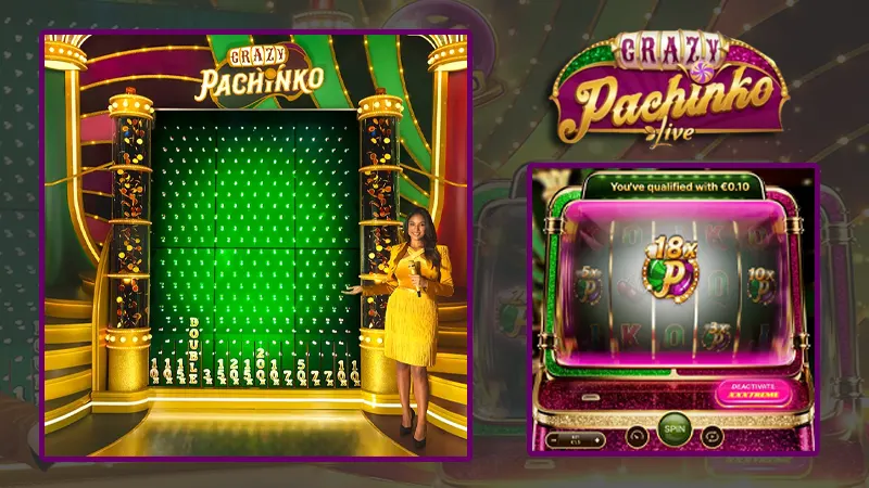 Evolution ontwikkeld nieuw live spel Crazy Pachinko
