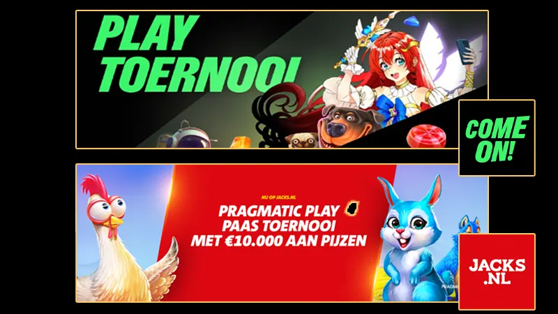 Pragmatic Play toernooien bij 2 legale casino's